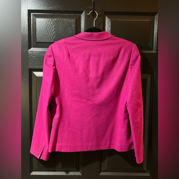 Pendleton 100% Wool Raspberry Blazer - Picture 7 of 11